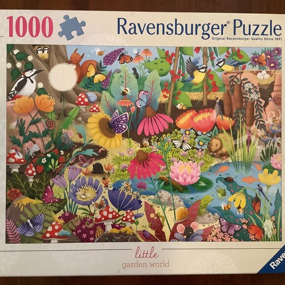 Ravensburger 1000 Piece Jigsaw Puzzle "Little Garden World" - Picture 1 of 2